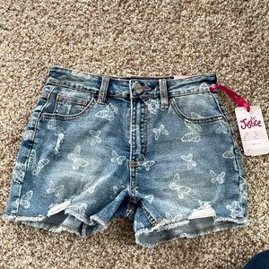 Justice girls Jean shorts new with tags size 12 feel free to make offer